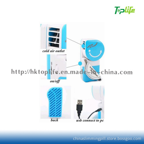 New Portable Handy USB Air Conditioner Cooling Fan, Mini Cooler Summer Air Conditioner, Novelty Gift
